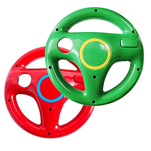 Doyo 2 pakovanje Crveni i plavi upravljač točkići Wii kontroler Dizajn dizajna Mario Kart Racing Game