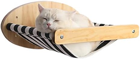 Viseća mreža za mačke zidna Penjačka polica za mačke sa četiri koraka mačje stepenice za penjanje na spavanje