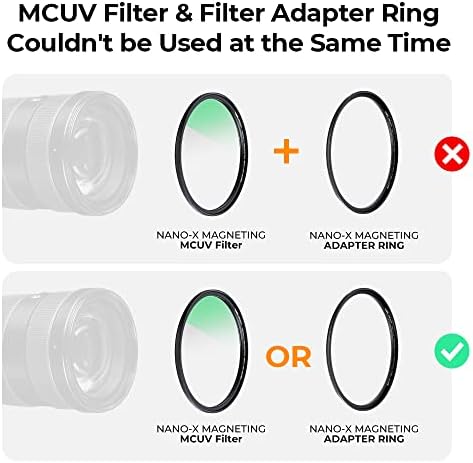 K & amp;F Concept 95mm Magnetic MCUV CPL fiksni ND1000 Magnetic Basic Ring 4-u-1 filteri za sočiva komplet sa