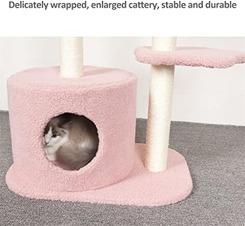 HOUKAI Cats Tree Tower Condo stub za grebanje mačke penjački toranj Pet mačke igračka sa loptom mačke skaču