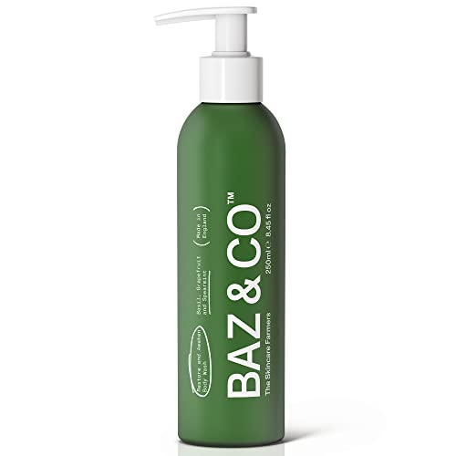BAZ & CO Mens hidratantno pranje tijela-vratite i probudite pranje tijela za muškarce 8.45 Fl oz sa bosiljkom,