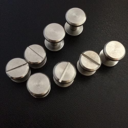 3/4/5/6/7 / 8 mm ravni gumb od nehrđajućeg čelika STUD CHICAGO vijci za zakovice vijci za remenje Ručni kožni