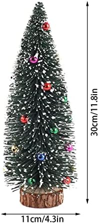 Božićno drvce Mini P ine sa drvenim diy zanatima Početna Stol Top Decor sgcabic6xbadjt