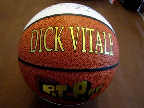 Dick Vitale Dickie V Hof Sportski Broadcaster potpisan Auto The Rock Basketball JSA - Košarke sa autogramom