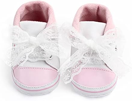Sniakor beba vezene cipele Neklizajuće čipke gume cvjetne hodanje djevojke prve djevojke djevojke niske
