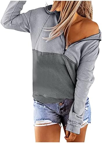 Pulover za žene Y2K Jump vrhovi elegantne osnovne dukseve za sportsku majicu Lagana podloška majica