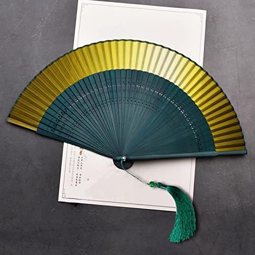 Egazs ručni ventilator Ženski ljetni prijenosni ventilatorski kineski antički japansko stil ples mali sklopivi