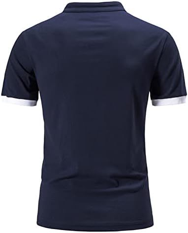 Muške Golf polo majice kratki rukav ljetni ležerni vrhovi Slim Fit jednobojni Osnovni teniski