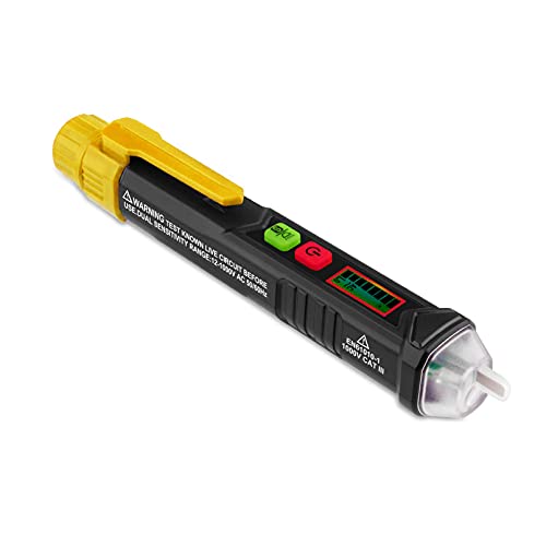 ANKONG napon Tester, olovka za ispitivanje napona sa dvostrukom rasponom AC 12V-1000V / 48V-1000V live / null