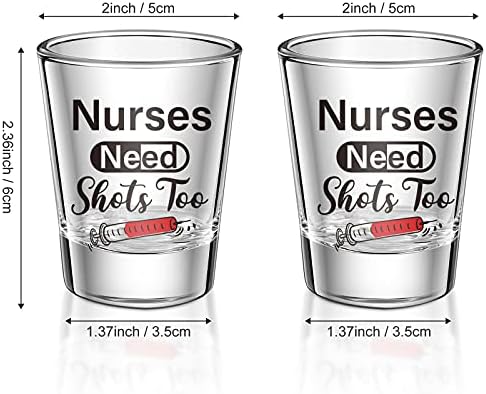 Medicinska sestra treba snimke previše, Funny Glass poklon za žene i muške sestre mama sestra
