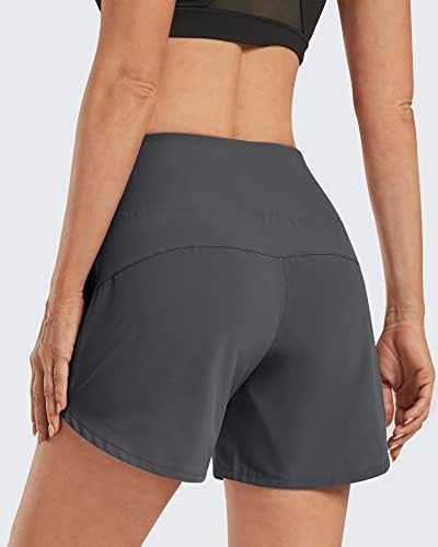 G4Free Atletska kratke hlače za žene 5 inča Trčanice s džepovima Lagane kratke hlače za vježbanje