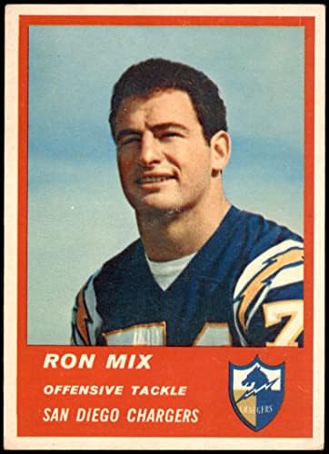 1963. Fleer 73 RON mix San Diego Chargers Ex + Chargers USC