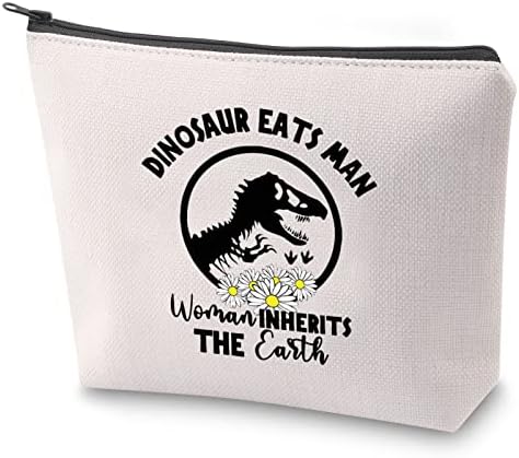 ZJXHPO Jurassic kozmetička torba Dinosaurus Survival Kit Dinosaurus jede muškarca žena nasljeđuje zemaljsku