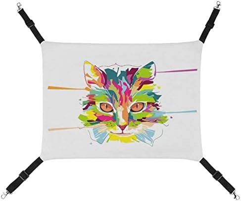 Krevet za mačke u boji šaran kavez za kućne ljubimce viseća mreža prozračna viseća garnitura za mačje štene zečji