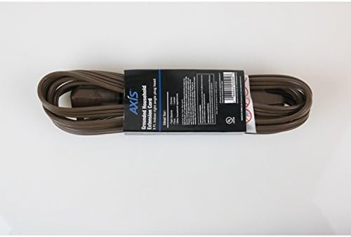 Axis kabel za napajanje, 8,75 inča x 2,75 inča x 1,50 inča, smeđi