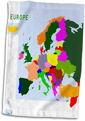 3Droza Florene Décor II - Europa u živu u boji - ručnici