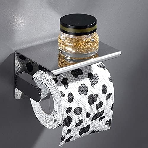 Zyjbm nehrđajući čelik WC držač papira kupaonica ručnik nosač za roll papir tkiva kutija na zidu zidni nosač