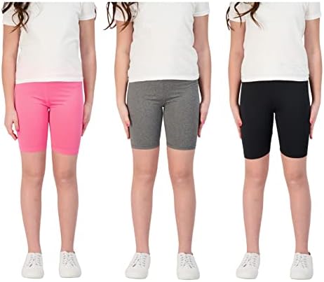 Zadnjih 3-pakovanja Djevojke Atletski kratke hlače, kratke hlače, odjeća za vježbanje za djevojčice