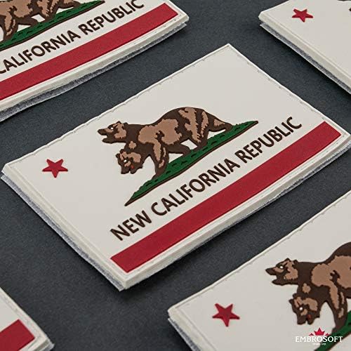 Fallout PVC zakrpa - Nova kalifornijska republička zastava - Kuka i petlja