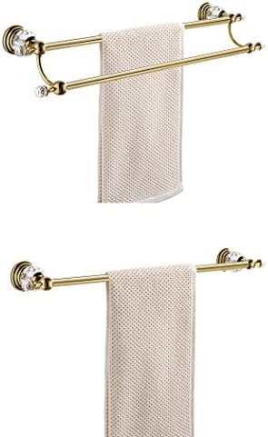 Wincase Crystal ručnik dvoje dvostruko, držač za ručnik zlata Završeno, nosač ručnika 24 inča za ugradnju