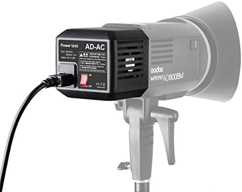 GODOX ad-AC Adapter za izvor napajanja sa 16.4'/5m kablom za Godox AD600 AD600B AD600M AD600BM Flashpoint,