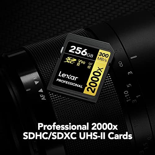 Lexar Professional 2000x 64GB SDXC UHS-II memorijska kartica, C10, U3, V90, Full-HD & 8K video, do 300MB /