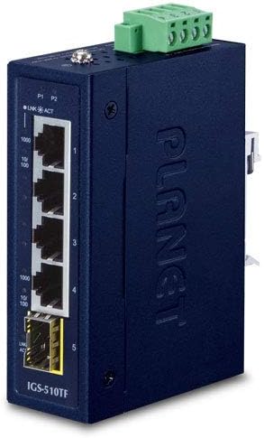 IP30 Kompaktna veličina 4-port 10/100/1000t + 1-port 100 / 1000x SFP Gigabit Ethernet prekidač