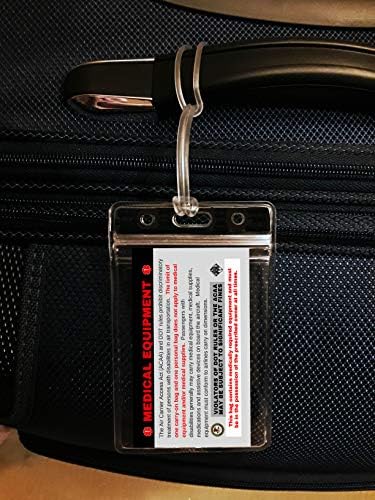 Oprema za praćenje medicinske opreme prtljaga oznaka-ručka sa pažnjom, Dot i Acaa propisi količina