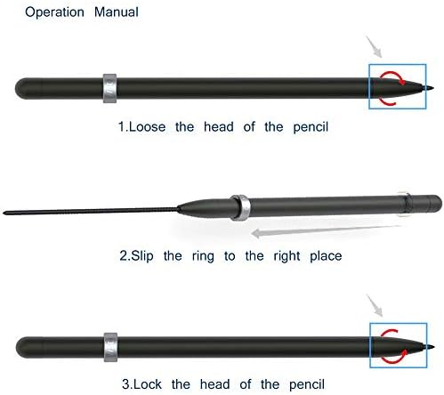 MSD mehaničke olovke, magnetna kontrolna olovka, CNC obrađena, univerzalna 2.0 mm olovka za