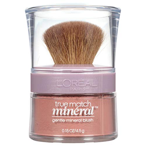 L'oréal Paris Makeup True Match puder prirodno mineralno rumenilo, meka ruža, 0,15 oz.