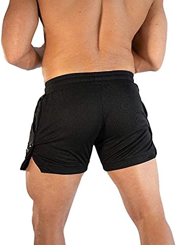 CEHT muške kratke hlače za trčanje za vježbanje lagani atletski šorc za teretanu s džepovima sa patentnim