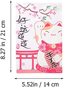 Bestoyard japanski dekor japanski dekor 2 komada japanska Lucky Cat Lucky Cat Bunting Banner