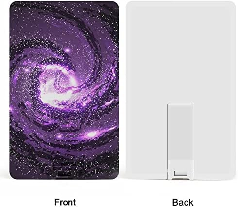 Purple Galaxies Nebulae Cosmos kreditna kartica USB Flash Diskove Personalizirano Memory Stick