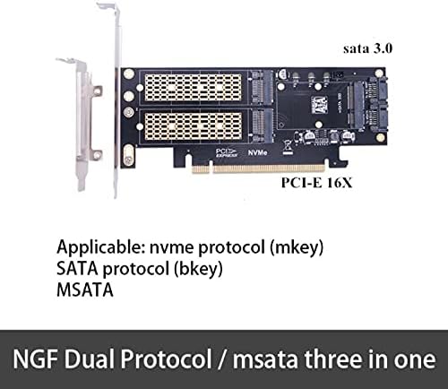 Konektori 3u1 M. 2 B+M ključ M SATA verzija sa tri diska kartica za proširenje NVMe NGFF na