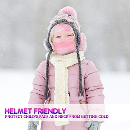 Venswell Kids Balaclava vjetrootporna skijaška maska zimski grijač za lice za dječake po hladnom