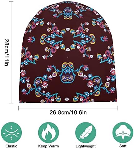 BAIKUTOUAN apstraktni geometrijski Kaleidoskop Print kapice za muškarce žene sa dizajnom Lobanja kapa