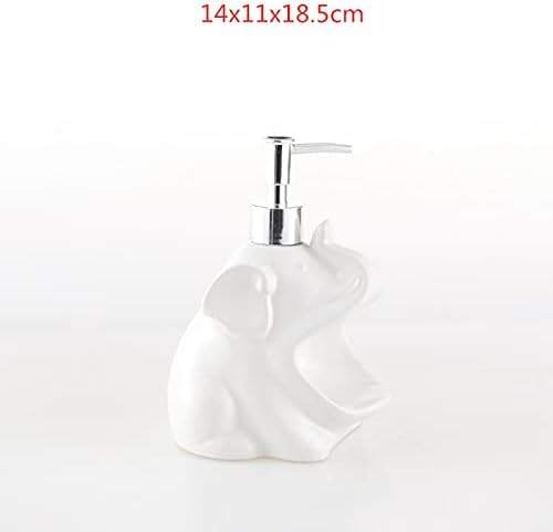 Huijie keramički sapun sa pumpom za kupatila kuhinja - 600ml losion za životinje s europskim stilom, ručni ručni
