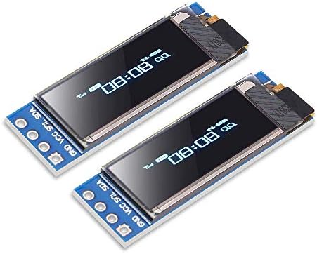 Dorhea 10pcs 0.91 '' 12832 IIC I2C OLED modul 0,91Inch I2C 128x32 SSD1306 LCD displej modul Blue