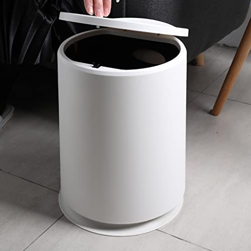 TATSEN Kuhinja Plastična kanta za smeće 10L Kontejneri za okrugle limene otpad Otpad za sortiranje