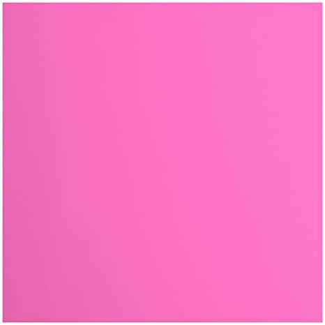 Vaessen Creative Firenca Glatki karton, bombon ružičasta, 216 grama, 12x12 inča, 20 listova, za scrapbooking,
