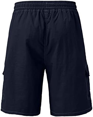 Miashui Atletski kratki Muški sportski šorc prugasti Jogging donji deo letnje pantalone za trening sa džepovima