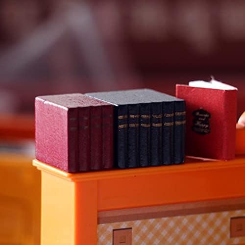 BESTOYARD miniture Decoration 6kom minijature knjige Mini Simulacijske knjige Notebook Model dodatna oprema