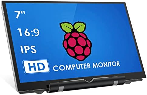 Hmtech 7 inčni Raspberry Pi ekran 800x480 HDMI prenosivi Monitor IPS LCD ekran za Raspberry Pi 4/3/2 / nula