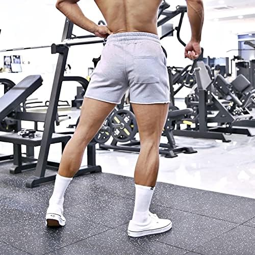 Muške kratke hlače za muške stretch Squat Equipment trening četvrtine šorc pamučne jednobojne Trend
