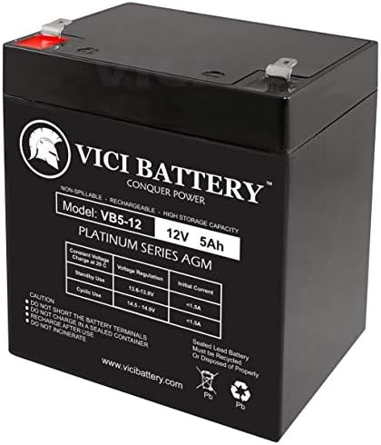 Vici baterija 12V 5Ah zapečaćena olovna kiselina za NP4-12 NP5-12 NPH5-12 NPX-25-3 Pack Brand