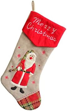 Dekorativni uskršnji jaja velike čarape za bombone Personalizirani kamin Čarapa Božić ukrasi za kućne ukrase