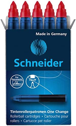 Schneider One Promjena kaseta za ponovno punjenje valjka, 0,6 mm, plava mastila, kutija od