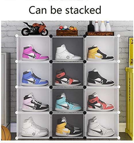 Kutije za cipele sa čistim poklopcima, plastičnim spremnikom za skladištenje, tenisica, sklopiva, za muškarce