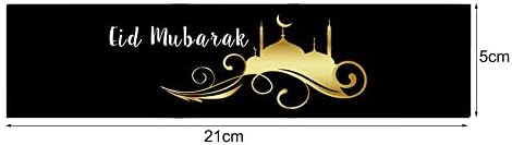 Jurhomie 20pcs Diy Party ljepilo muslimanske islamske ramazan ukrasne naljepnice naljepnice naljepnice za