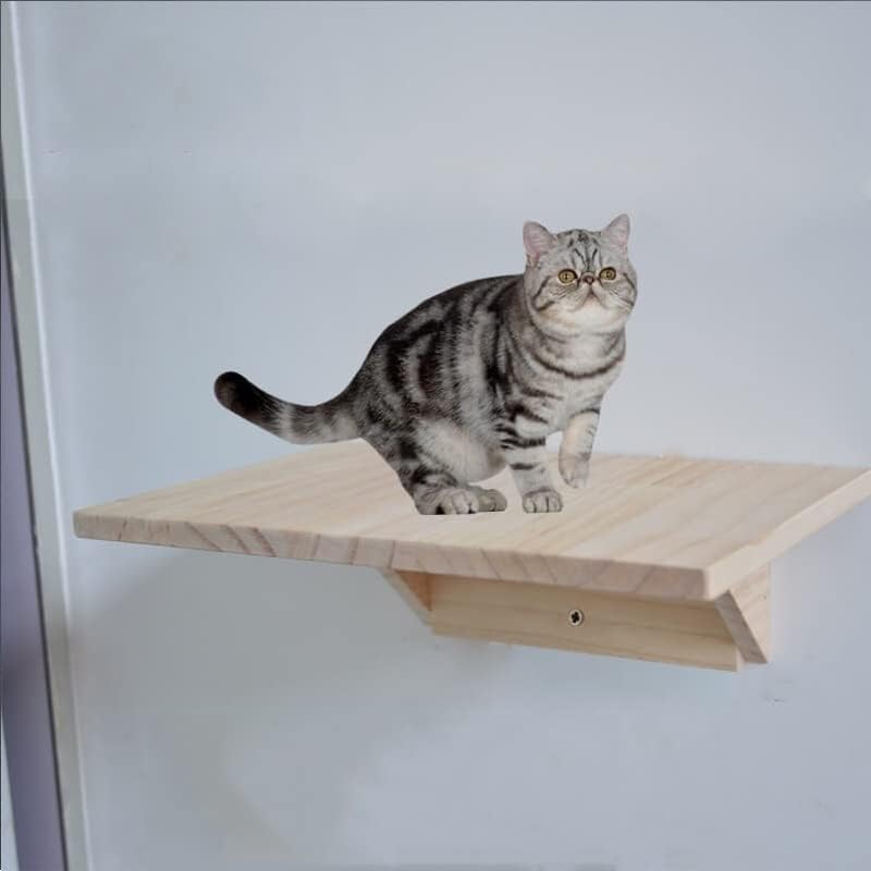 ZLXDP Cat Tree Cat penjački okvir za Stratch dasku drvena platforma za skakanje za mačke DIY namještaj za